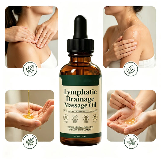 Natural Lymphatic Drainage Massage Oil