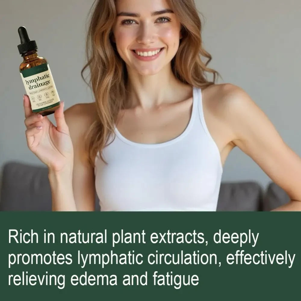 Natural Lymphatic Drainage Massage Oil
