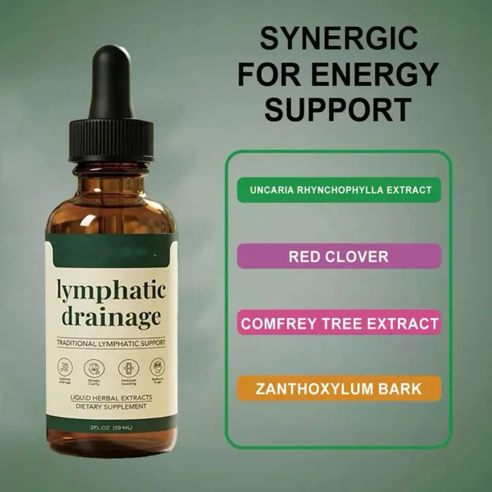 Natural Lymphatic Drainage Massage Oil