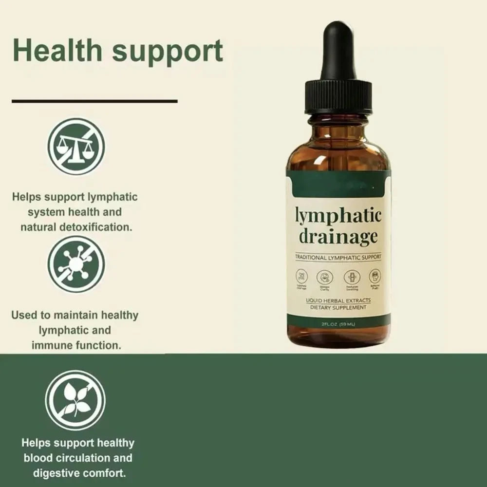 Natural Lymphatic Drainage Massage Oil